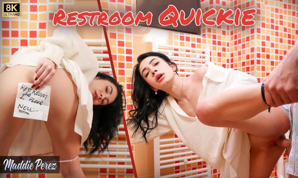 [VRixxens / SexLikeReal.com] Maddie Perez – Restroom Quickie [12/22/2023, Blow Job, Brunette, Cowgirl, Cum In Mouth, Doggy Style, Face Pierced, Hardcore, Missionary, POV, POV Kissing, Smoking, Tattoo, Toilets, Virtual Reality, SideBySide, 8K, 4096p, SiteRip] [Oculus Rift / Quest 2 / Vive] – Porn torrents download