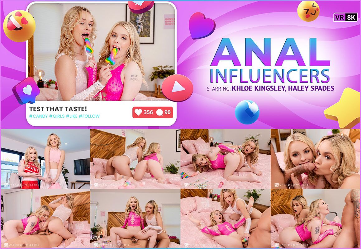 [VRBangers.com] Haley Spades, Khloe Kingsley – Anal Influencers [02/23/2024, Anal, Ball Sucking, Blonde, Blowjob, Bubble Butt, Buttplug, Cheerleader, Clit Rubbing, Closeup Missionary, Cowgirl, Creampie, Dildo, FFM, Fishnet Dress , Hairy Pussy, Handjob, Insertion, Masturbation, Missionary, Natural Tits, Petite, Pov, Reverse Cowgirl, Shaved, Sneakers, Step Incest Roleplay, Tattoo, Threesome, Toys, Virtual Reality, SideBySide, 8K, 4096p, SiteRip] [Oculus Rift /Quest 2/Vive] – Porn torrents download