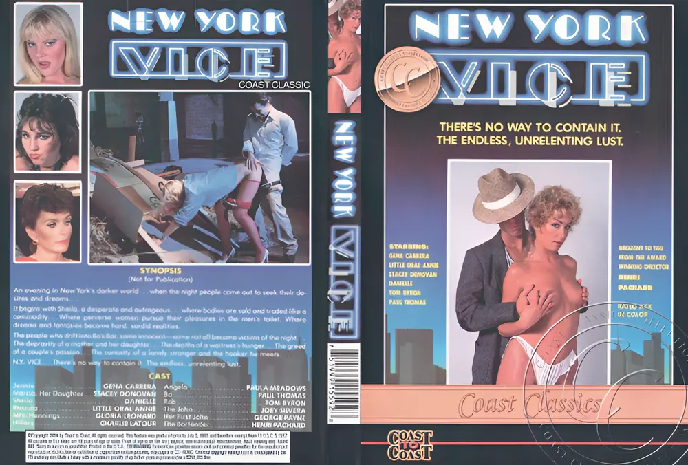 New York Vice / Vice of New York (Henri Pachard, Coast To Coast) [1985, Classic, Feature, Drama, Anal, Facial, DVDRip] (Gina Carrera, Stacey Donovan, Danielle, Little Oral Annie, Paula Meadows, Gloria Leonard , Charlie Latour, Paul Thomas, Joey Silvera, Tom Byron, George Payne) – Porn torrents download