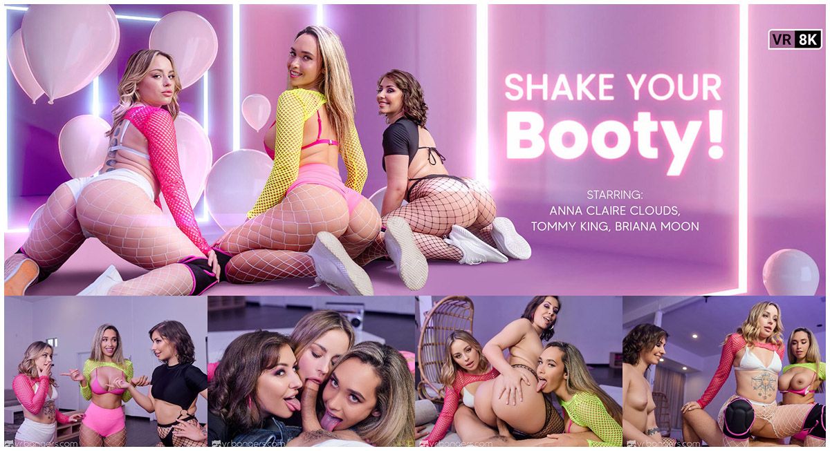 [VRBangers.com] Anna Claire Clouds, Tommy King, Briana Moon – Shake Your Booty! [15.03.2024, Big Ass, Big Tits, Bikini, Blonde, Blowjob, Booty Shorts, Brunette, Bubble Butt, Choking, Closeup Missionary, Cowgirl, Creampie, Cum Swapping, Doggy Style, FFFM, Fishnets, Flexible, Foursome, Handjob, Missionary, Natural Tits, Pov, Reverse Cowgirl, Reverse Gangbang, Shaved, Small Tits, Tattoo, Titfuck, Twerking, Virtual Reality, SideBySide, 8K, 4096p, SiteRip] [Oculus Rift / Quest 2 / Vive] – Porn torren