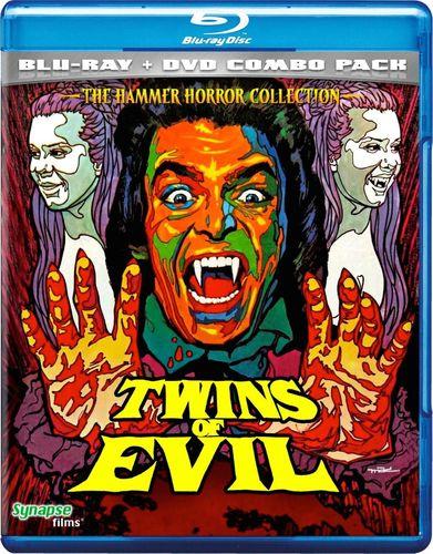 Twins of Evil / Зловещие близнецы (John Hough, Rank Organisation, The, Hammer Films) [1971 г., Horror, Erotic, BDRip, 1080p] (Peter Cushing, Dennis Price, Mary Collinson, Madeleine Collinson, Isobel Black, Kathleen Byron, Shelagh Wilcocks, Damien Tho ]