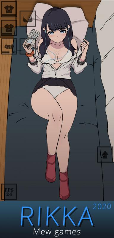 RIKKA [1.0] (Mew games) [uncen] [2020, Animation, Flash, Oral sex, tits sex, Small Tits, DFC, Сreampie] [eng]