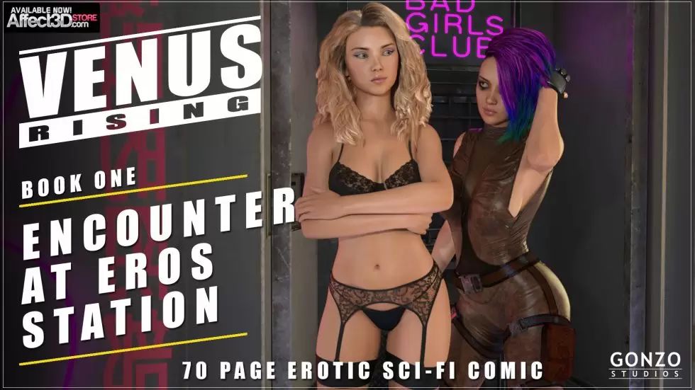 [Comix] Venus Rising 1-3 / Восход Венеры 1-3 (Gonzo Studios, Affect3DStore.com) [3DCG, Big Cock, Femdom, Futanari, Monster, Oral, Sci-Fi, Creampie, Cumshot] [JPG] [eng]