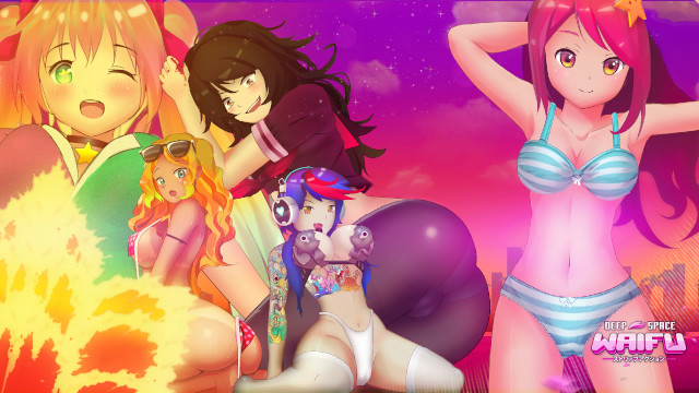 Antology Deep Space Waifu (Neko Climax Studios / Hammerfist Studios) [uncen] [2017, Action, Arcade, Casual, Ecchi/Erotic] [eng]