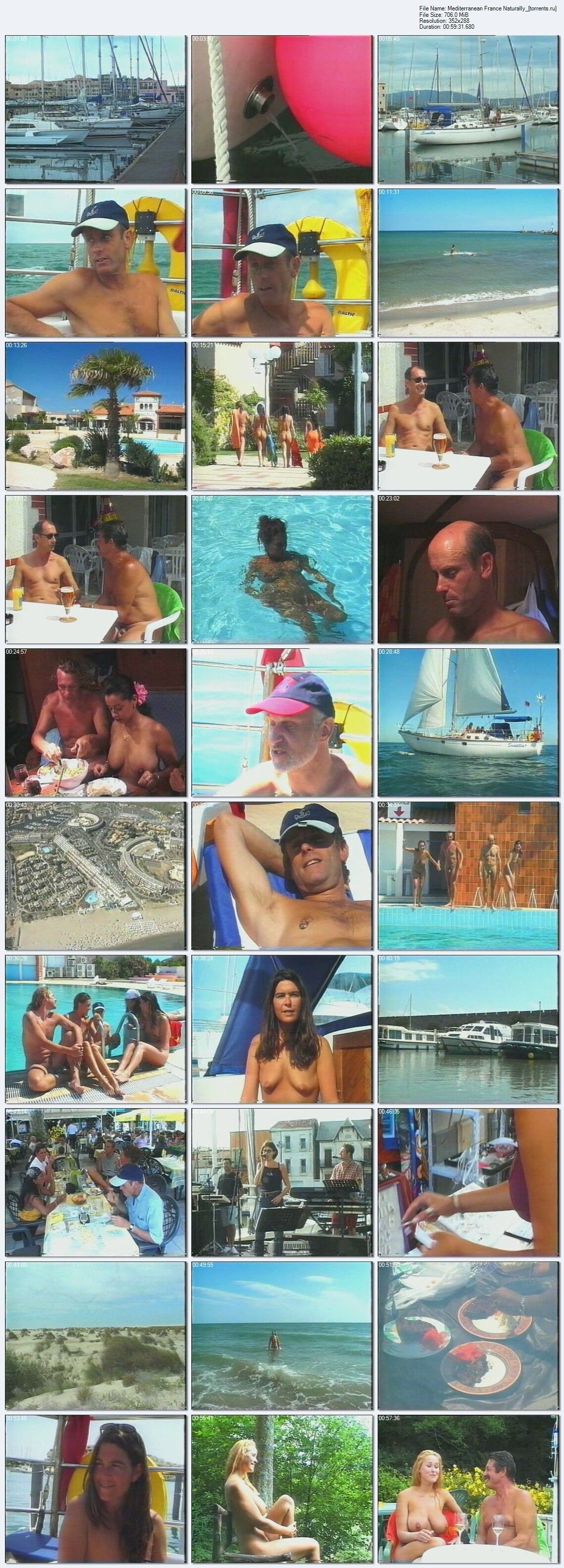 Mediterranean France – Natural / Mediterranean France – Naturally (Parafotos Film) [1997, Nudism, DVDRip] – Porn torrents download