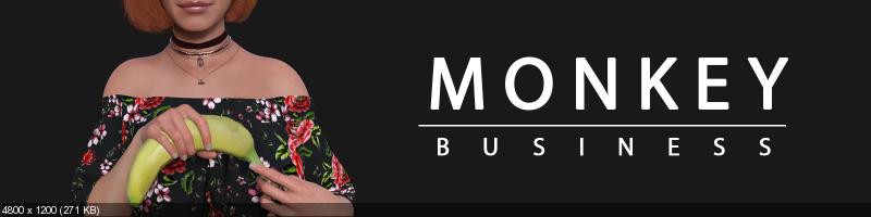 Monkey Business [InProgress, 0.3] (Lazy Monkey) [uncen] [2021, ADV, 3DCG, Male protagonist, Animation, Corruption, Footjob, Handjob, Incest, MILF, Oral sex, Romance, Titfuck, Voyeurism, Cheating, Female domination, Male domination, Vaginal] [rus+eng]