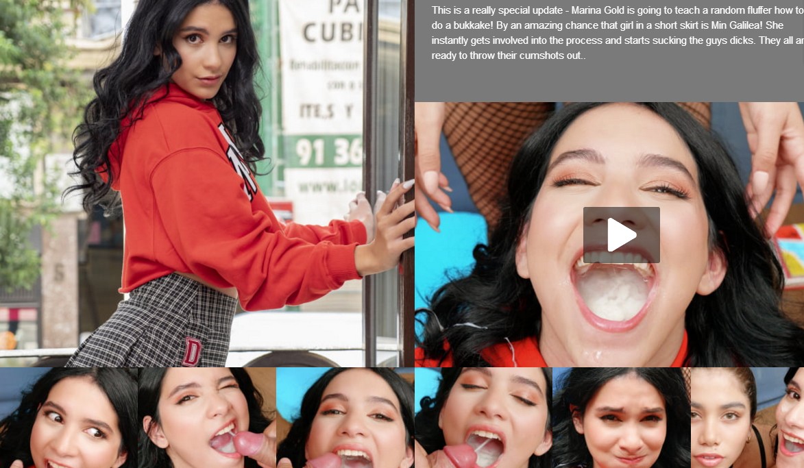 [PremiumBukkake.com] Min Galilea #2 - Bukkake [2021 г., Bukkake Gangbang, Blowjobs, Cumshots, Swallow Hardcore, 1080p]