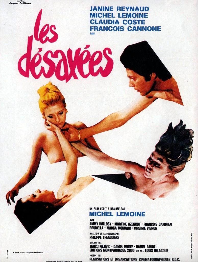 Les Desaxees / Неудачники (Michel Lemoine, R.O.C.) [1972 г., adult drama, softcore, erotic, BDRip, 1080p] (Janine Reynaud, Michel Lemoine, Claudia Coste, François Cannone, Jimmy Hollosy, Martine Azencot, Françoise Dammien, Virginie Vignon,  ]