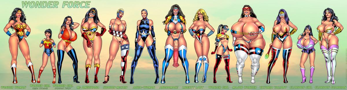 [Comix, Art] SuperHeroine Collection / Коллекция комиксов и арт работ автора (SuperHeroine) [Anal, dp, wonder woman, group, orgy, milf, mature, big breasts, big ass, big dick, monsters, bdsm, slavery, hardcore] [JPG] [eng, rus]