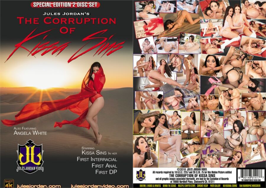 The Corruption Of Kissa Sins / Kissimmee Corruption Sin Sins (Jules Jordan Video) [2018, DP, Threesome, Anal, IR, Big Black Cock, Gonzo, 480p, WEB-DL] (Split Scenes) (Kissa Sins, Angela White ) RD: 23.07.2018. – Porn torrents download