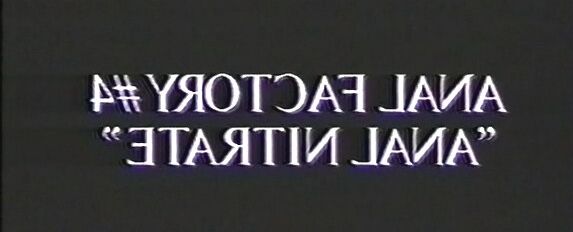 Anal Factory # 4 – Anal Nitrate / Butt Factory # 4 – Anal nitrate (Plush Entertainment) [1995, Anal, BJ, Outdoor, Hardcore, All Sex, DVDRip] – Porn torrents download