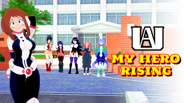 My Hero Rising [InProgress, 0.44] (Daraus) [uncen] [2021, 3DCG, Animated, Trainer, Male protagonist, Teasing, Big ass, Big tits, School setting, Superpowers, Masturbation, Lesbian, Sandbox, Mobile Game, Vaginal sex, Anal sex] [rus] [Ren Py]