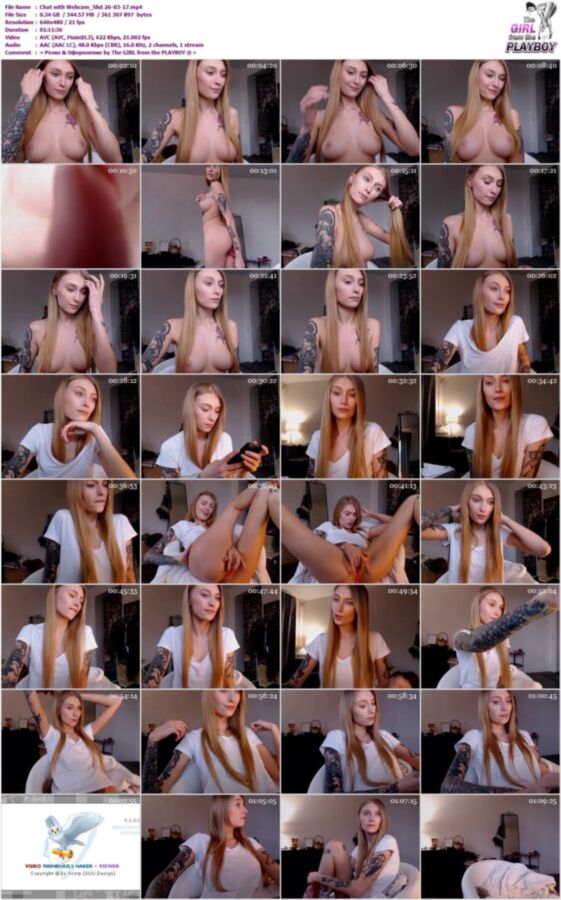 [Ru.bongachats.ru] Webcam Slut – 26-03-17 [Erotic, posing, Solo, Masturbation, 2017, 480p] – Porn torrents download