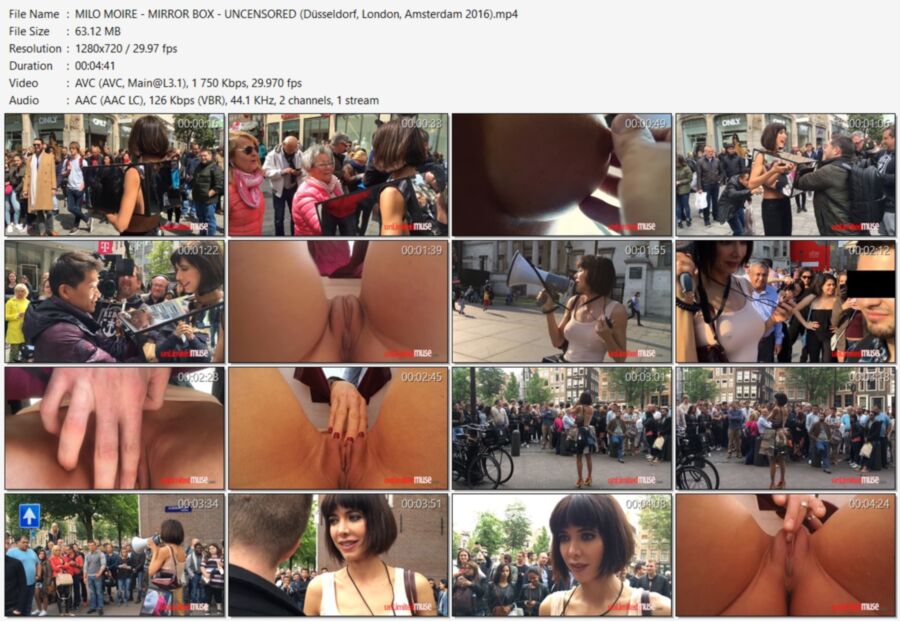 “MIRROR BOX” uncensored Performance by Milo Moire / “Magic Box” Milo Muar [2016, Erotic Art, WEB-DL] – Porn torrents download