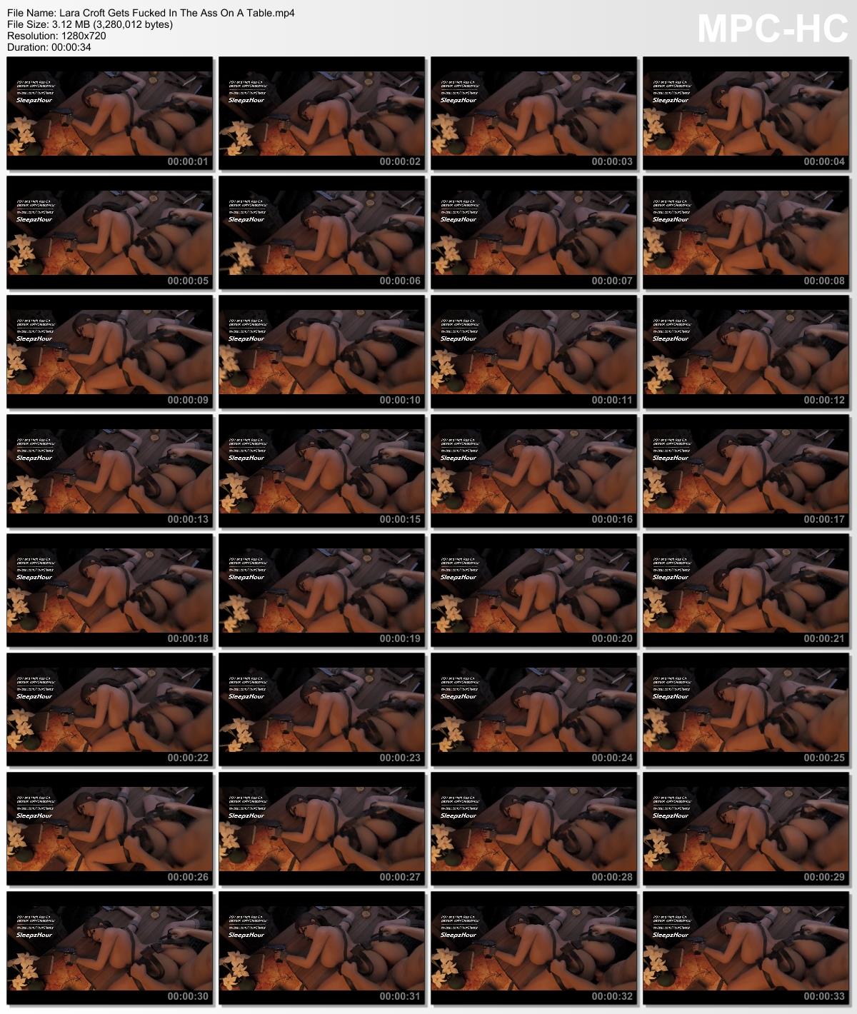 [3.1 MB]Lara Croft Gets Fucked In The Ass On A Table / Lara Croft gets fucked in the ass on the table (SleepzHour) – Porn torrents download