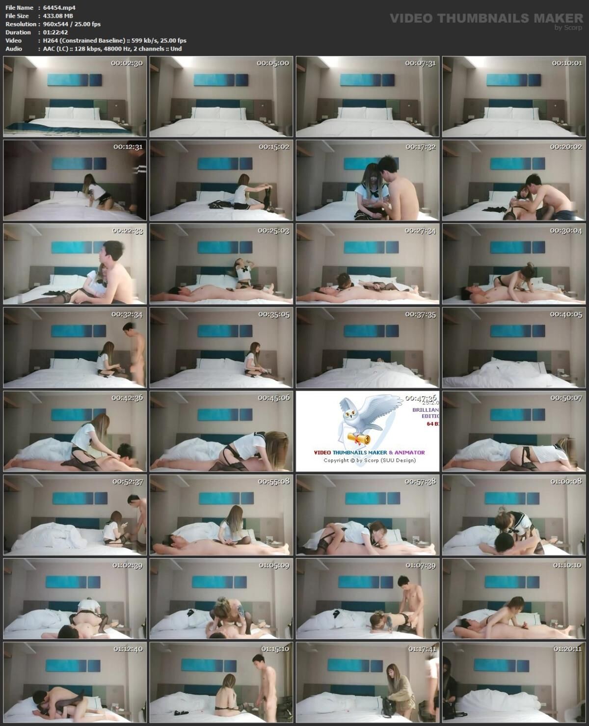 [85.54 GB] Asian Hidden Camera Couples Escorts Pack 398 (150 Clips) | Free Porn Torrent